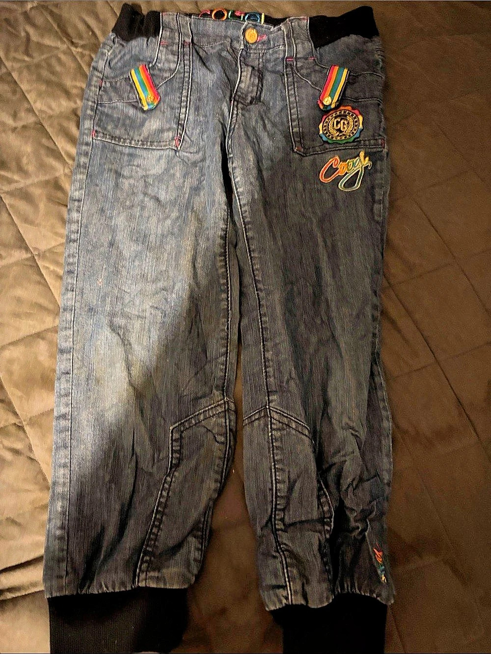 COOGI Kids Jeans Waist 14 Blue & Black